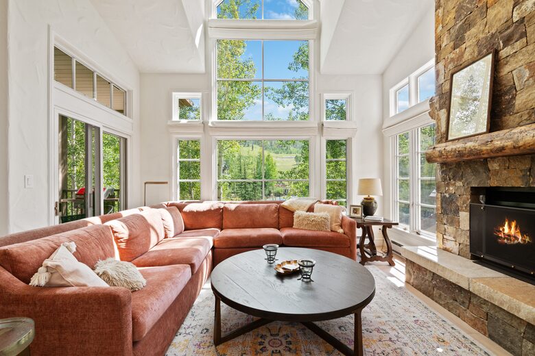 Gather Around a Real Wood Firplace