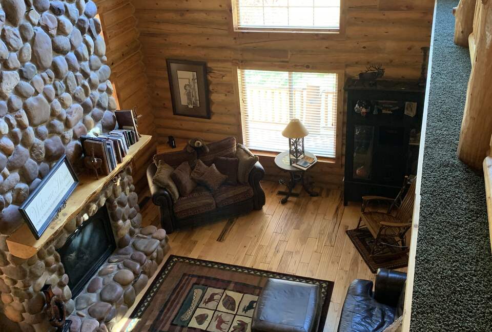 Living room from loft