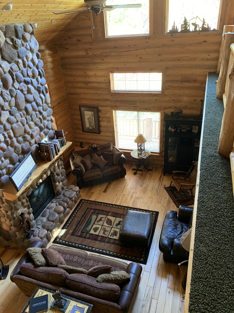 Living room from loft