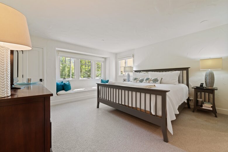 Sunlit King Master Bedroom