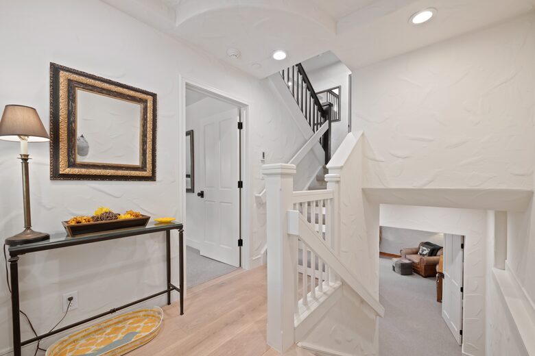 Entry Way Reveals Light and Totally Updated Finishes