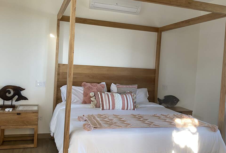 Second bedroom with king bed