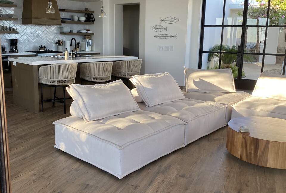 The main house area looking into the courtyard