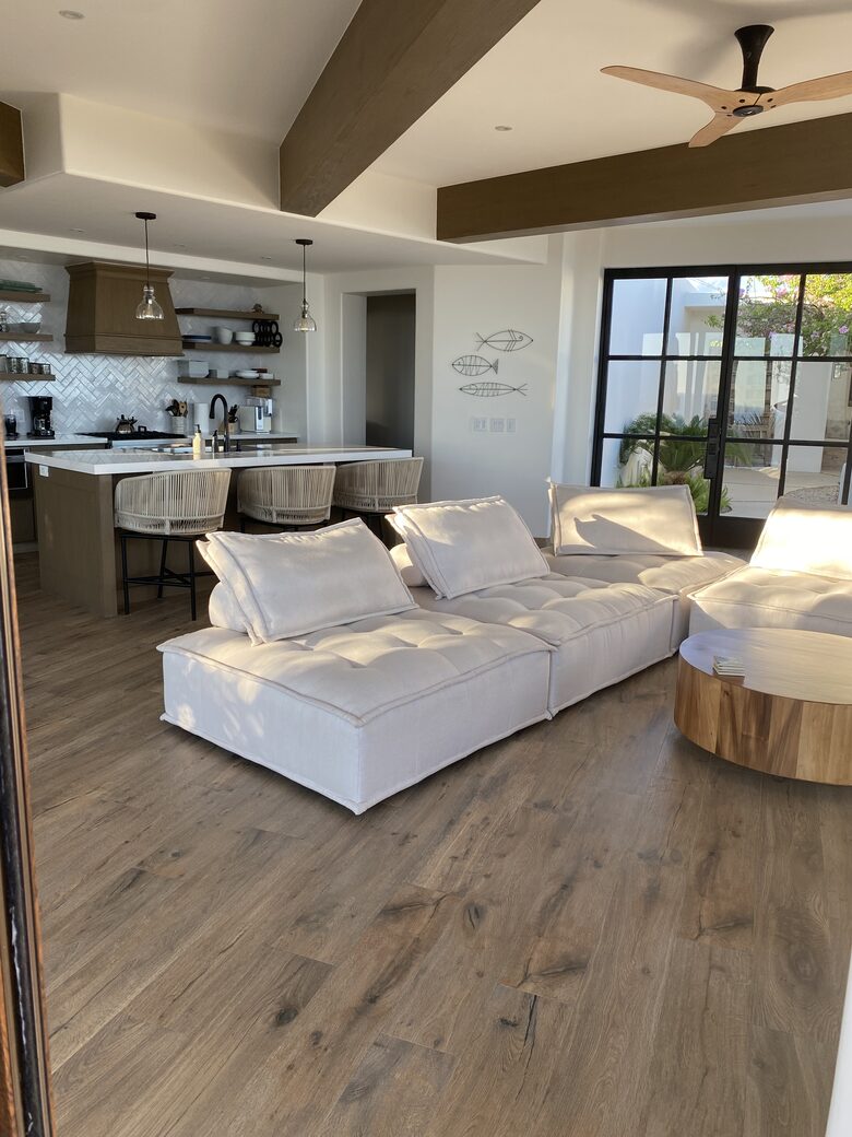 The main house area looking into the courtyard