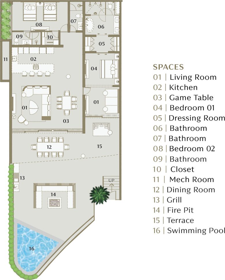 Viceroy Los Cabos Garden Villa - 2 Bedroom - San Jose del Cabo, Mexico