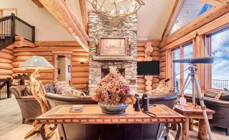 Custom Canadian Log Lodge - Park City, Utah