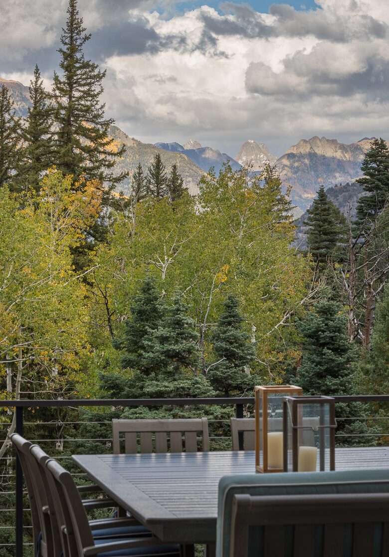View from the dining deck.