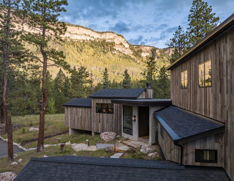 Front side view of Durango Mountain Home.