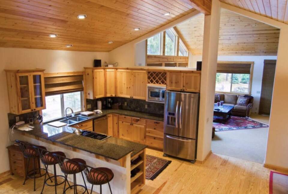 Kitchen and Living Room