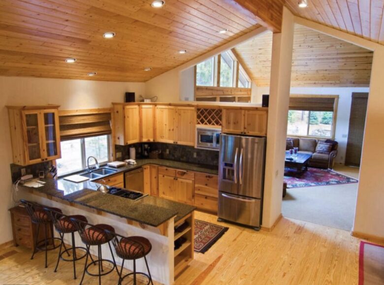 Kitchen and Living Room