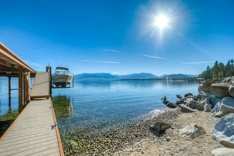 Lakefront Gem with a Private Beach and Shared Pier - South Lake Tahoe, California