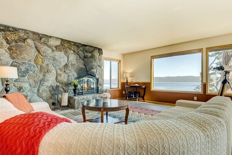 Lakefront Gem with a Private Beach and Shared Pier - South Lake Tahoe, California