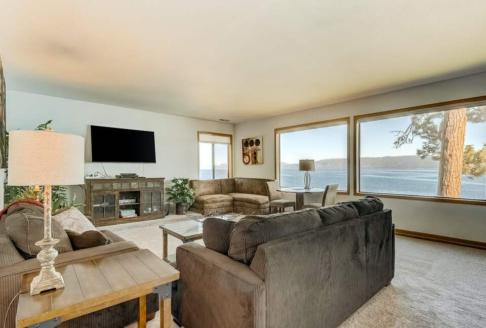 Lakefront Gem with a Private Beach and Shared Pier - South Lake Tahoe, California