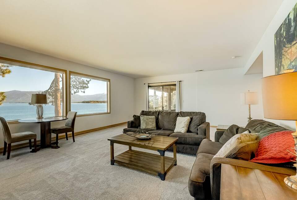 Lakefront Gem with a Private Beach and Shared Pier - South Lake Tahoe, California