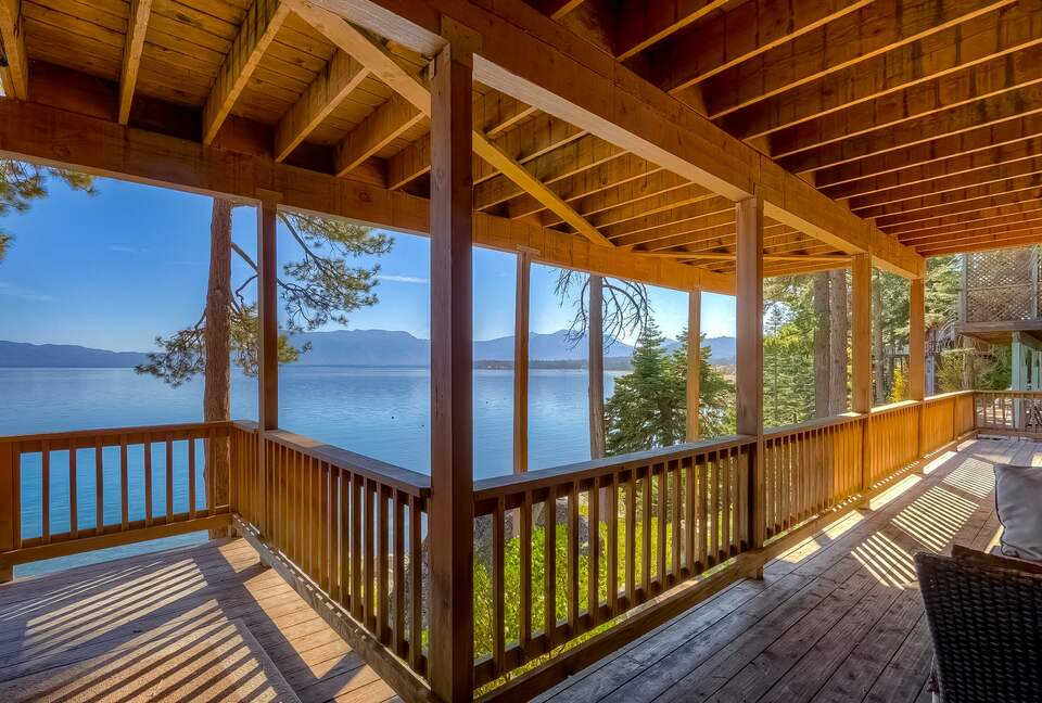 Lakefront Gem with a Private Beach and Shared Pier - South Lake Tahoe, California
