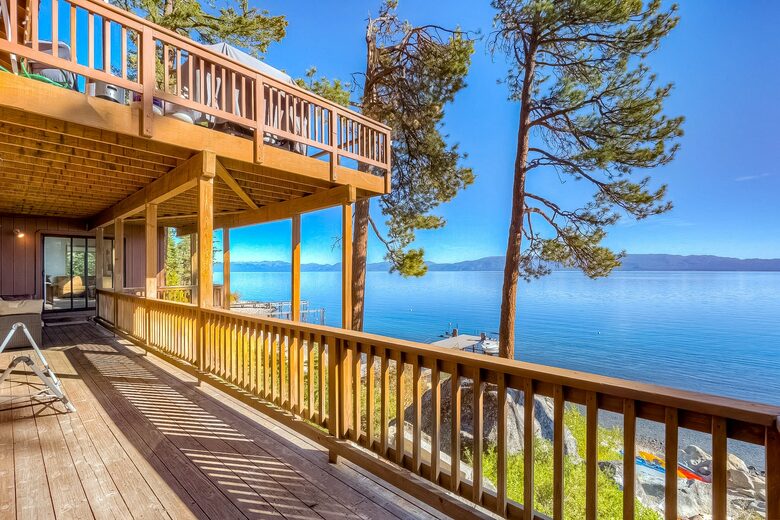 Lakefront Gem with a Private Beach and Shared Pier - South Lake Tahoe, California