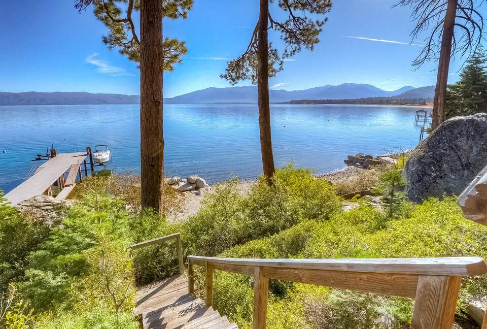 Lakefront Gem with a Private Beach and Shared Pier - South Lake Tahoe, California