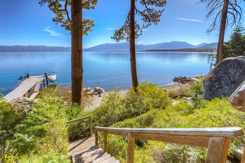 Lakefront Gem with a Private Beach and Shared Pier - South Lake Tahoe, California