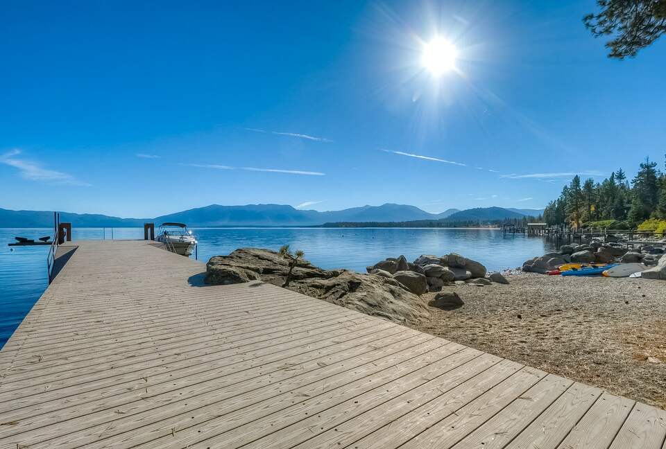 Lakefront Gem with a Private Beach and Shared Pier - South Lake Tahoe, California