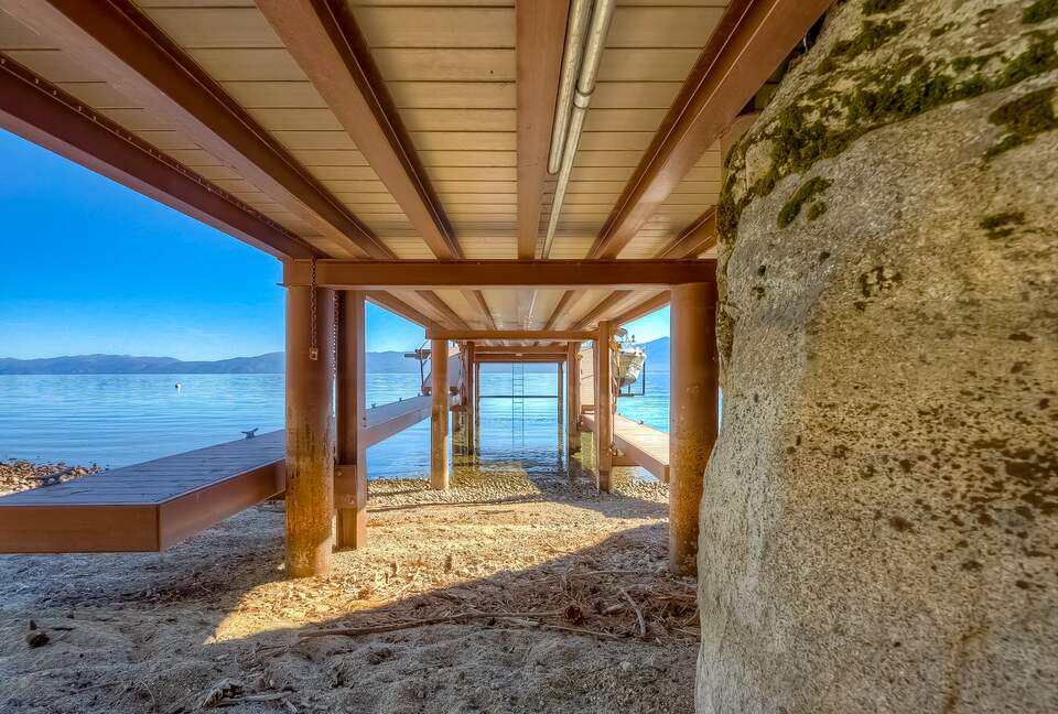 Lakefront Gem with a Private Beach and Shared Pier - South Lake Tahoe, California