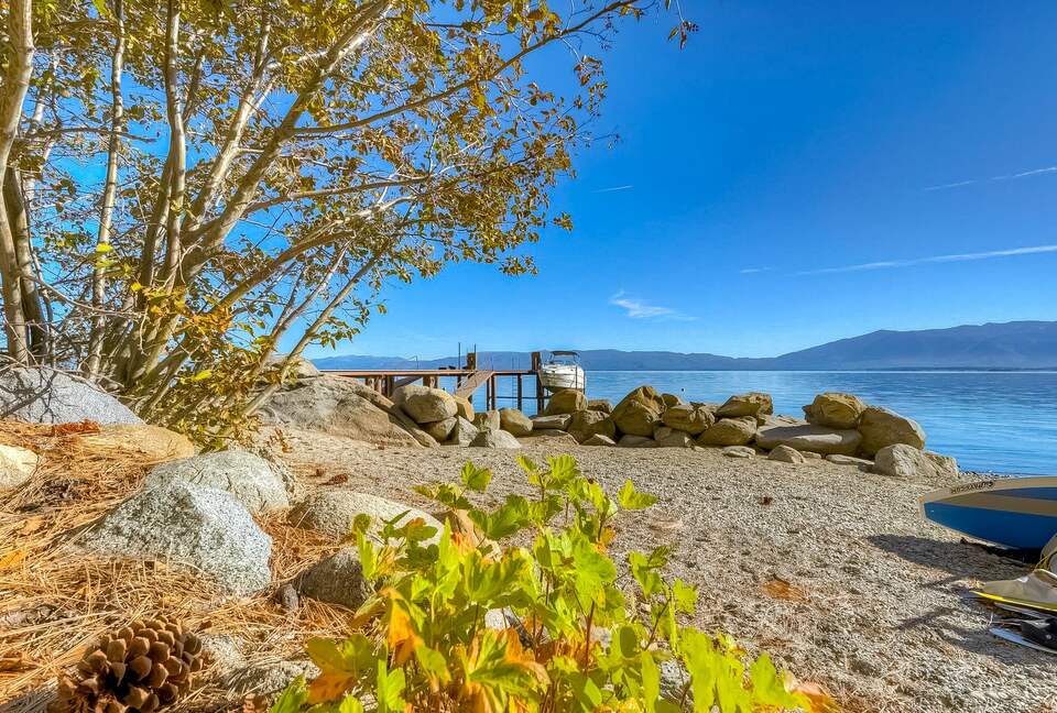 Lakefront Gem with a Private Beach and Shared Pier - South Lake Tahoe, California