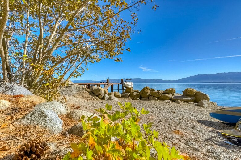 Lakefront Gem with a Private Beach and Shared Pier - South Lake Tahoe, California
