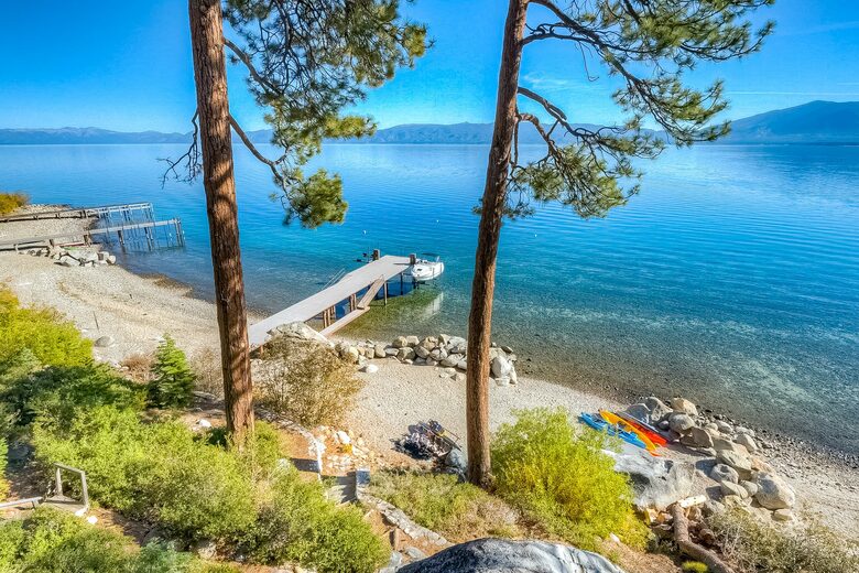 Lakefront Gem with a Private Beach and Shared Pier - South Lake Tahoe, California