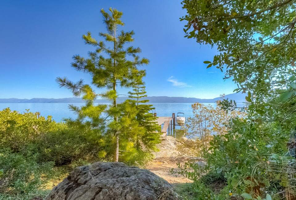 Lakefront Gem with a Private Beach and Shared Pier - South Lake Tahoe, California