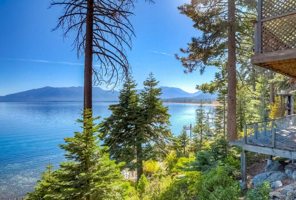 Lakefront Gem with a Private Beach and Shared Pier - South Lake Tahoe, California