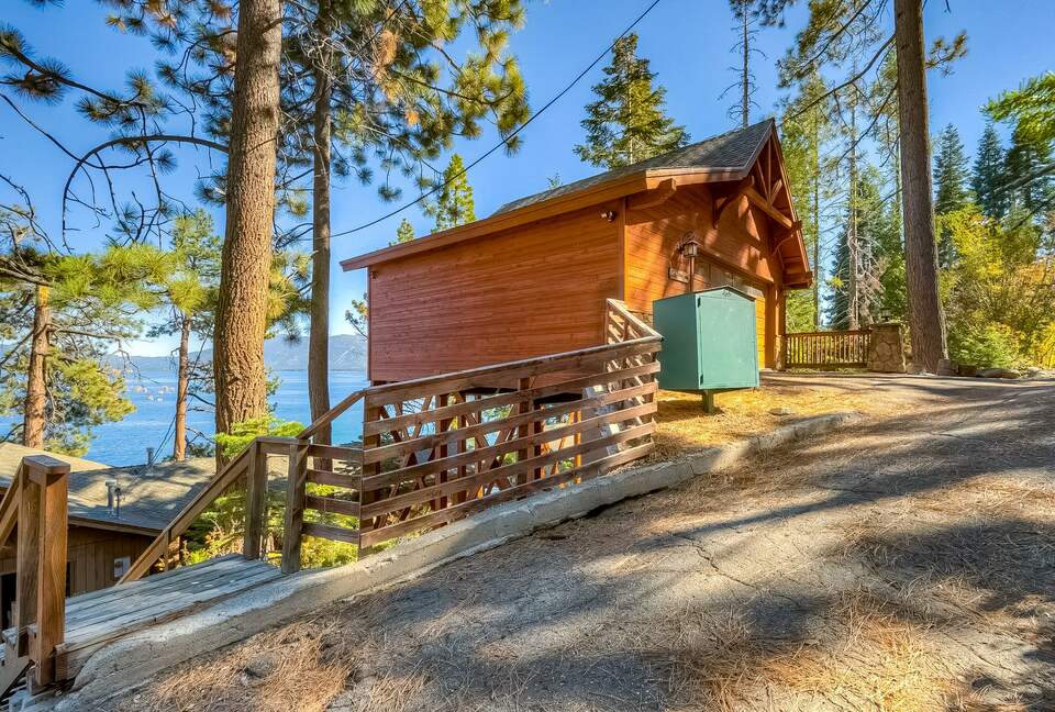 Lakefront Gem with a Private Beach and Shared Pier - South Lake Tahoe, California