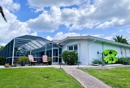 Tropical Waterfront Home with a Pool and Gulf Access - Punta Gorda, Florida