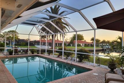 Tropical Waterfront Home with a Pool and Gulf Access - Punta Gorda, Florida
