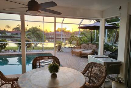 Tropical Waterfront Home with a Pool and Gulf Access - Punta Gorda, Florida