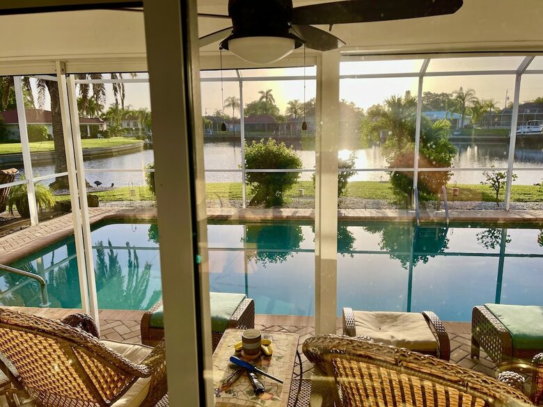 Tropical Waterfront Home with a Pool and Gulf Access - Punta Gorda, Florida