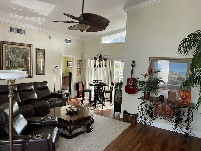 Tropical Waterfront Home with a Pool and Gulf Access - Punta Gorda, Florida