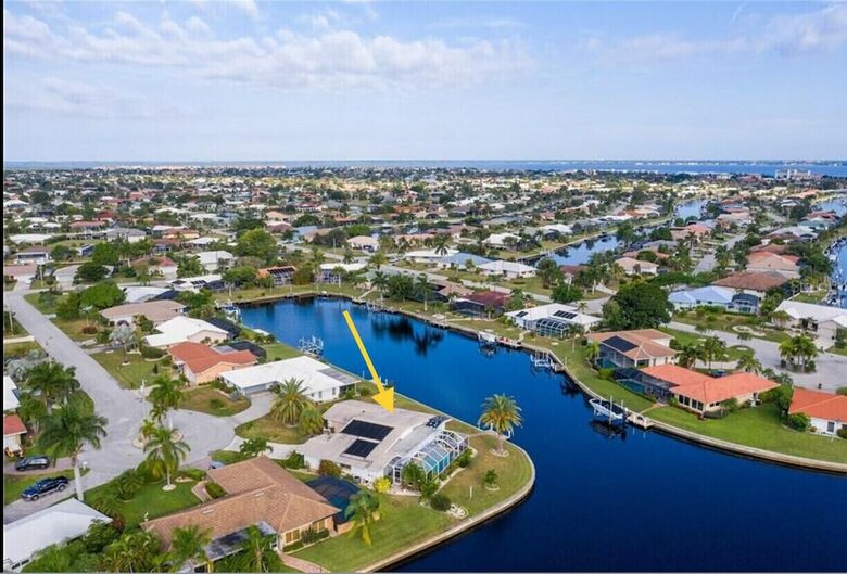 Tropical Waterfront Home with a Pool and Gulf Access - Punta Gorda, Florida