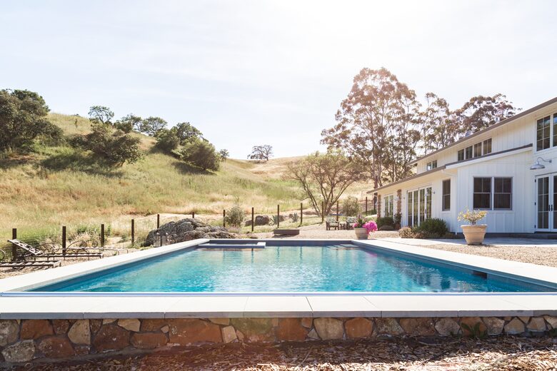 Stunning Sonoma Farmhouse with Pool and Vineyard Views - Petaluma, California