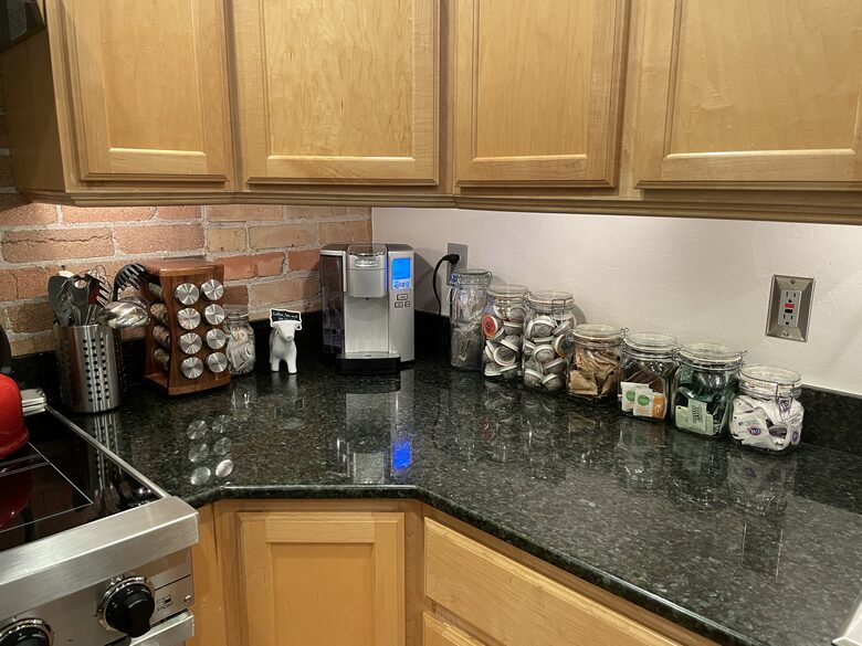 Large coffee/tea station