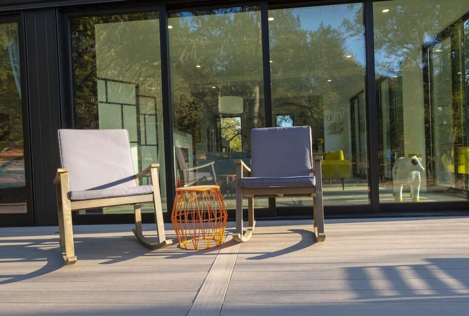 Deck on the second house