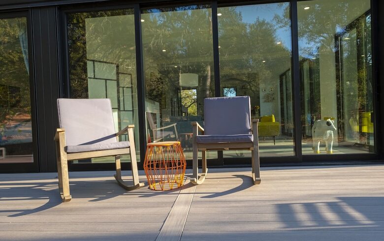 Deck on the second house