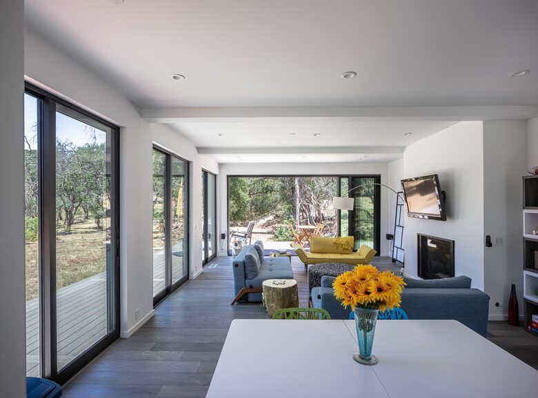 Living room of the second house