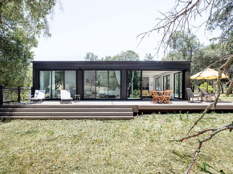 The smaller, second house