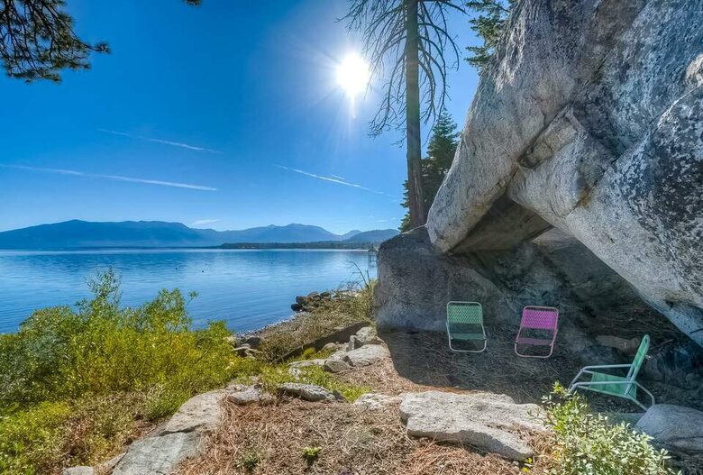 Lakefront Gem with a Private Beach and Shared Pier - South Lake Tahoe, California