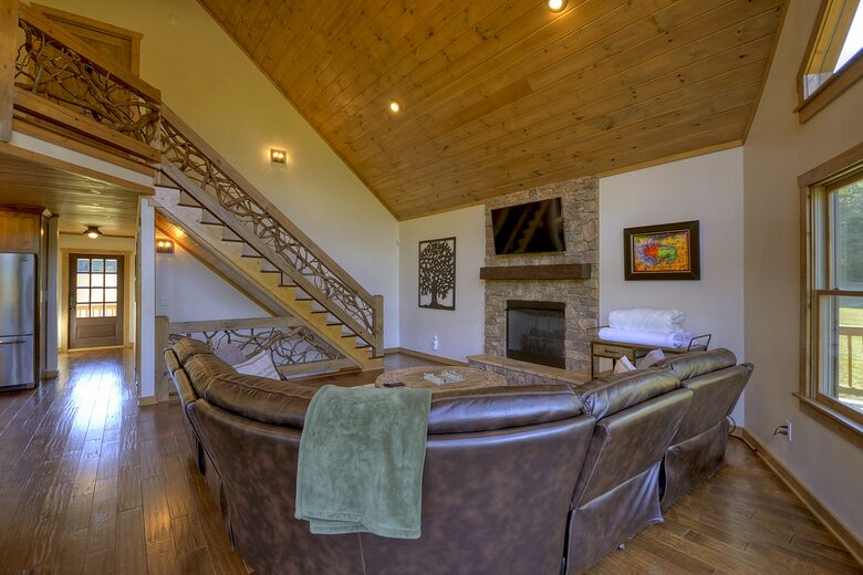 Luxury Mountain Cabin on Toccoa River and 4 Private Acres! - Blue Ridge, Georgia