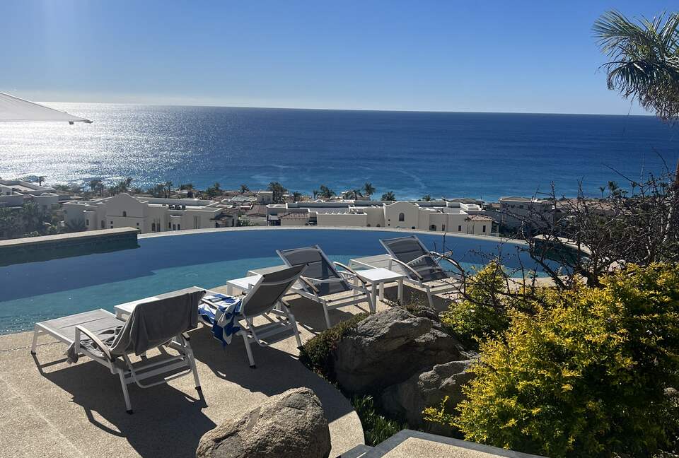 pool and ocean view
