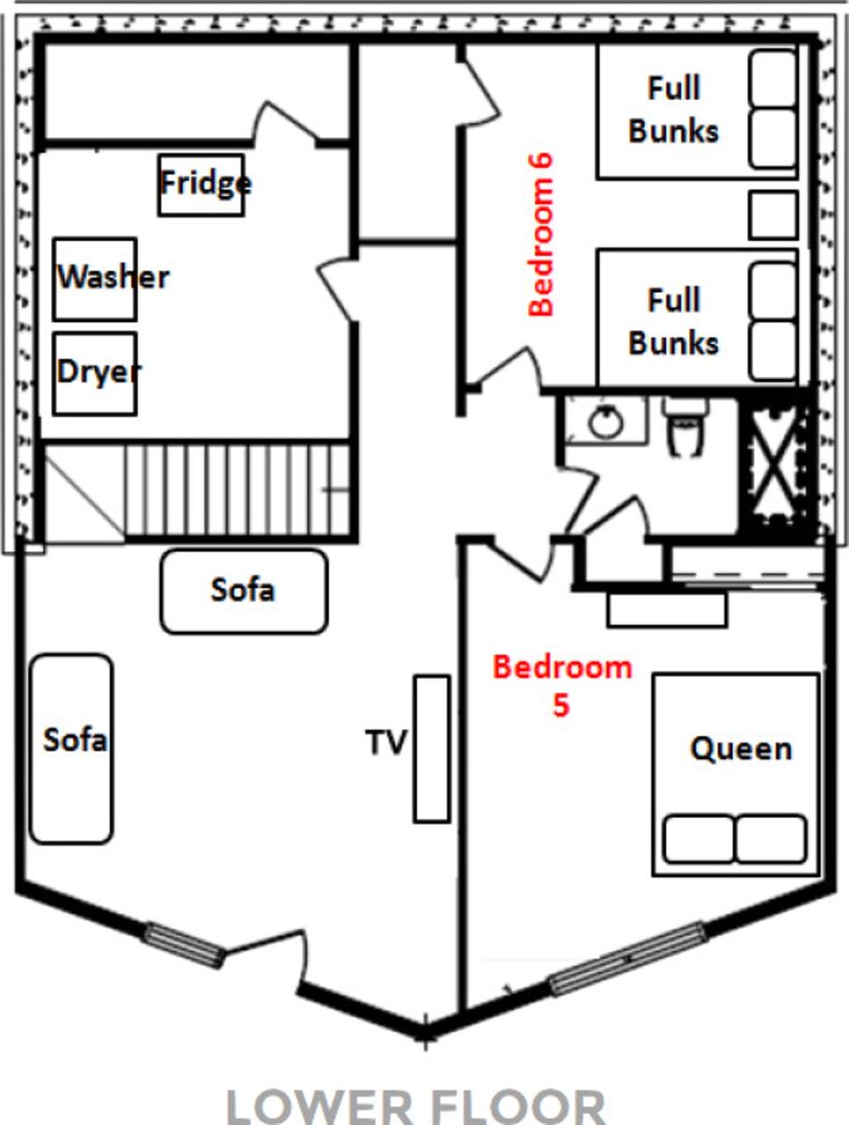 Norris Lake Waterfront Cabin - Sleeps 25 - La Follette, Tennessee
