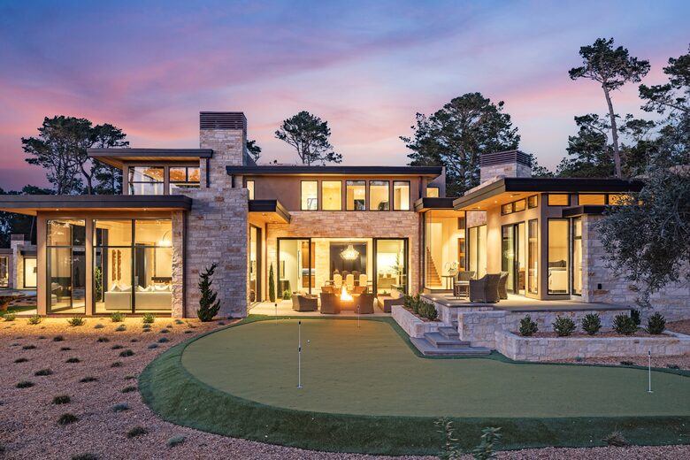 Contemporary Golf Course Estate - Pebble Beach, California