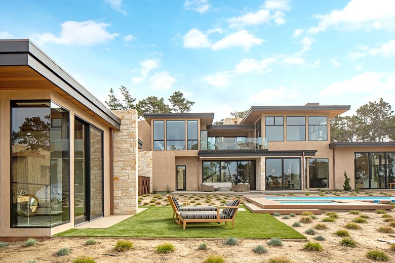 Contemporary Golf Course Estate - Pebble Beach, California