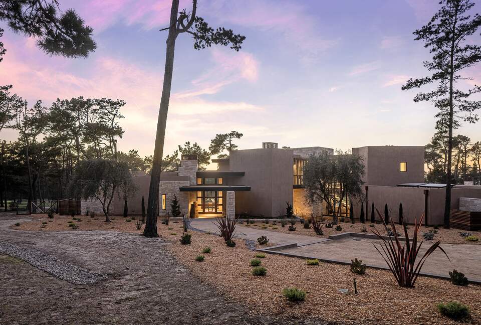 Contemporary Golf Course Estate - Pebble Beach, California