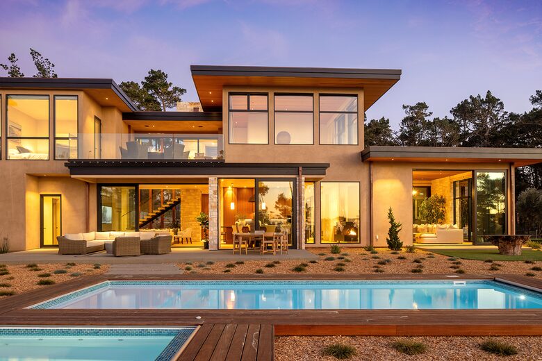 Contemporary Golf Course Estate - Pebble Beach, California